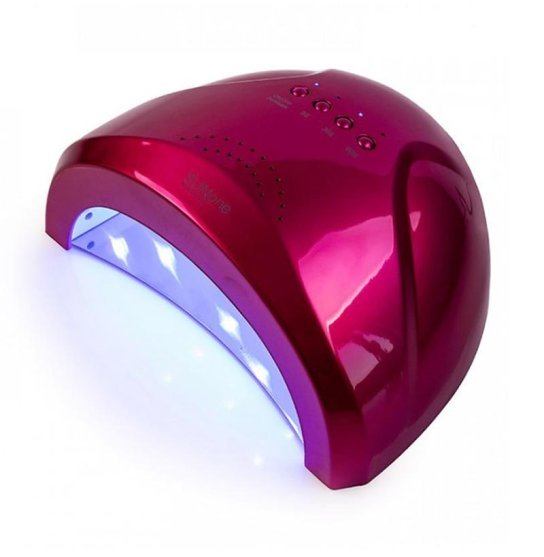 Lampa UV-LED do paznokci SUN ONE 48W / karmazynowy