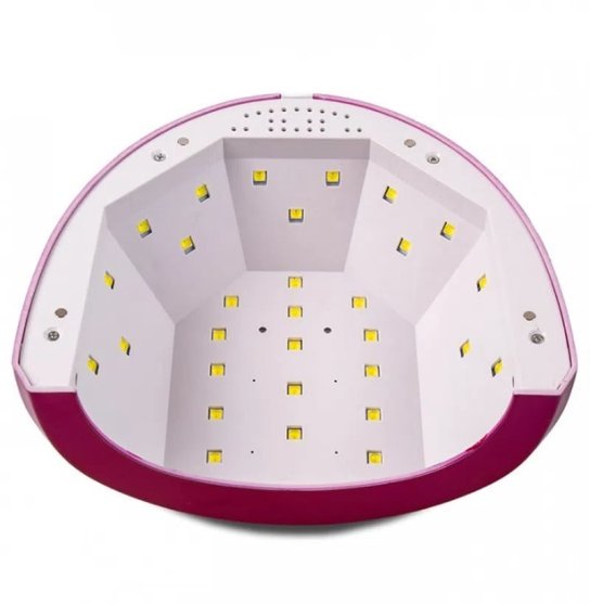 Lampa UV-LED do paznokci SUN ONE 48W / karmazynowy