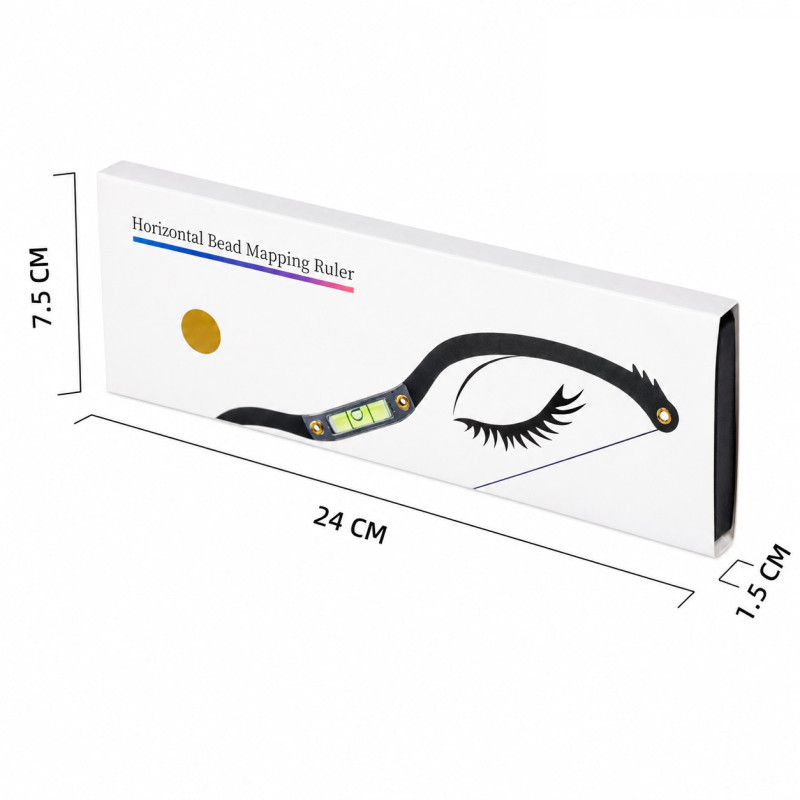 Eyebrow mapping ruler | BOW | black