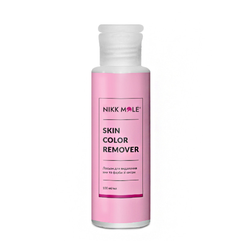Лосьон для снятия краски с кожи бровей NIKK MOLE Color remover, 100 мл