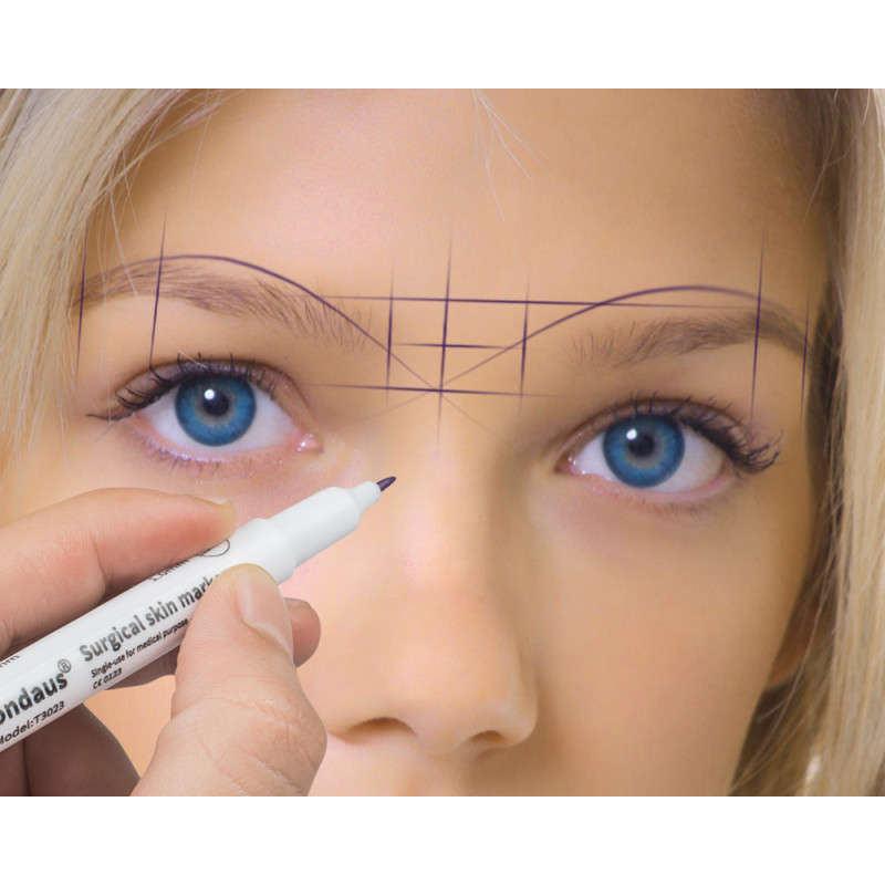 Tondaus skin marker for eyebrows and lips - 0.5 mm purple