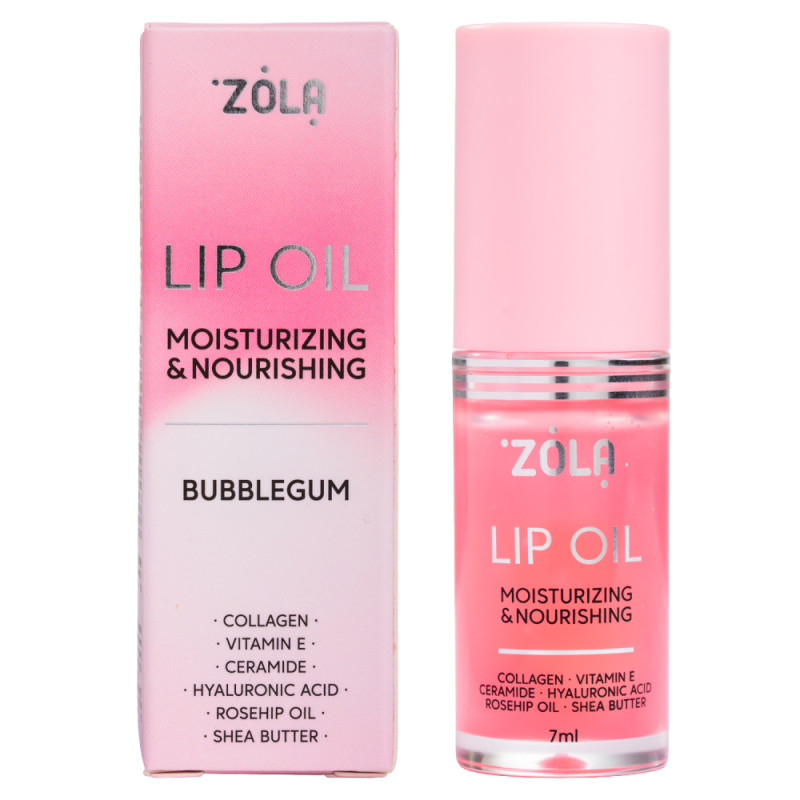 Lip oil ZOLA - Lip Oil - Bubblegum, 7 ml