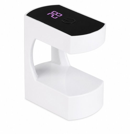 Mini przenośna lampa UV do suszenia paznokci | UV+LED Nail Lamp | czarna z wyświetlaczem LED