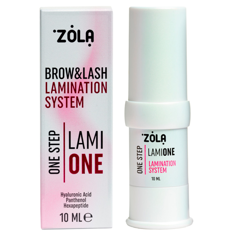 ZOLA LAMIONE ONE STEP mono system for brow and lash lamination, 10 ml