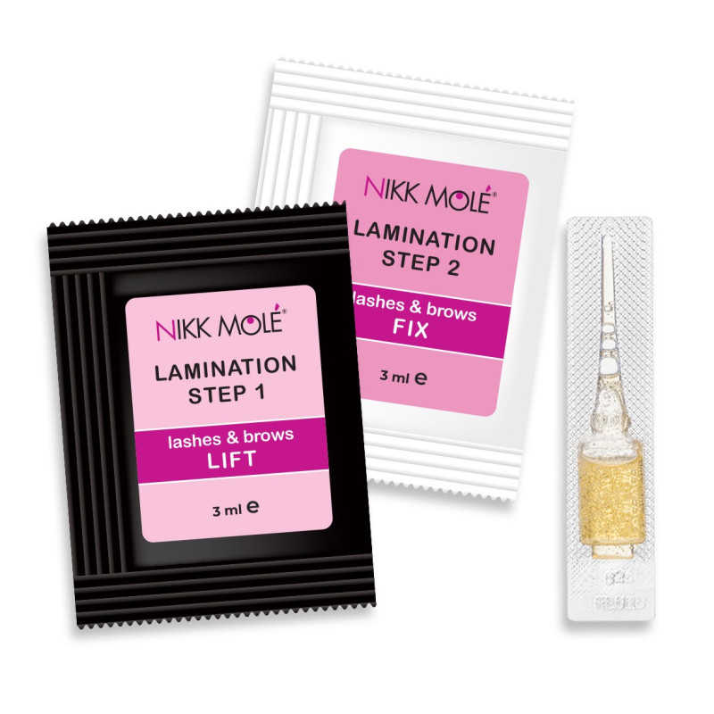 Set for lamination of eyebrows and eyelashes Nikk Mole Perfect lamination MINI