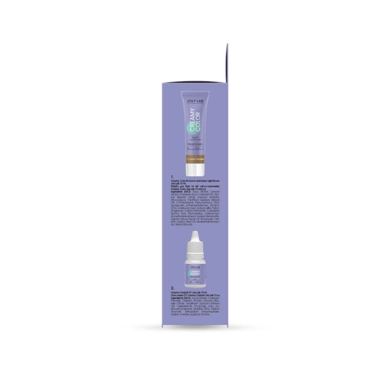Набір для фарбування брів JOLY:LAB - WOW BROWS - 7.7 Light Brown