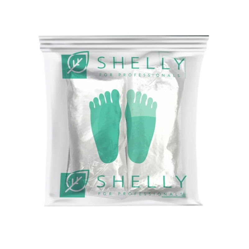 Набір шкарпеток для одноразових педикюру з емульсією Shelly 25 пар (25х40 г)