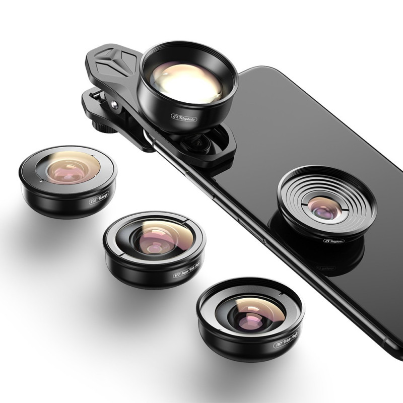 APEXEL / HD 4K 5 in 1 Camera Lens Kit / APL-HB5