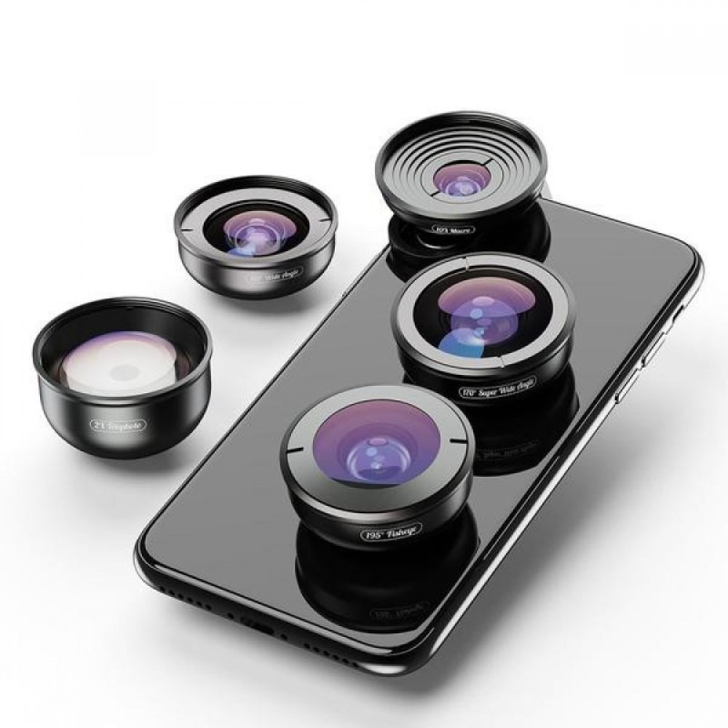 APEXEL / HD 4K 5 in 1 Camera Lens Kit / APL-HB5
