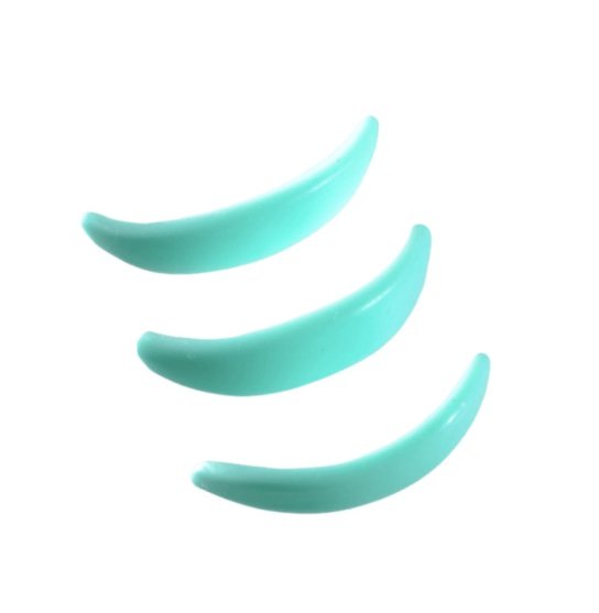 Set of rollers for laminating lower eyelashes ELAN 3 pairs / ABC turquoise