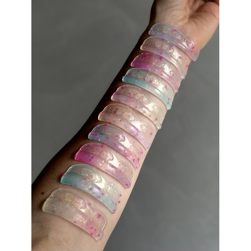 Set of eyelash lamination rollers Cloud - with clouds (10 pairs)