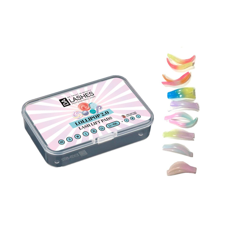 Set of rollers for lamination of eyelashes Dalashes Lash Lift Pads / LOLLIPOP 2.0, (8 pairs)