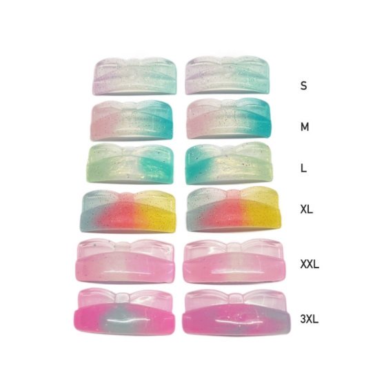 Set of eyelash lamination rollers U - bows (6 pairs)