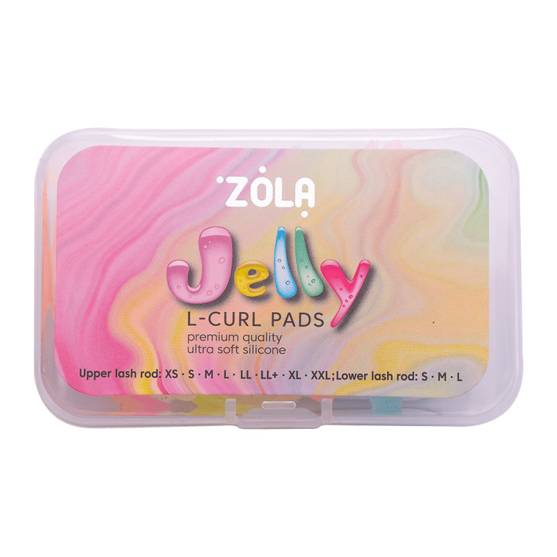 Zestaw wałków do laminacji rzęs ZOLA/Jelly L-Curl