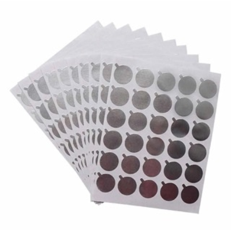 Stone stickers jade for foil glue / small (2 cm), 300 pcs/pack
