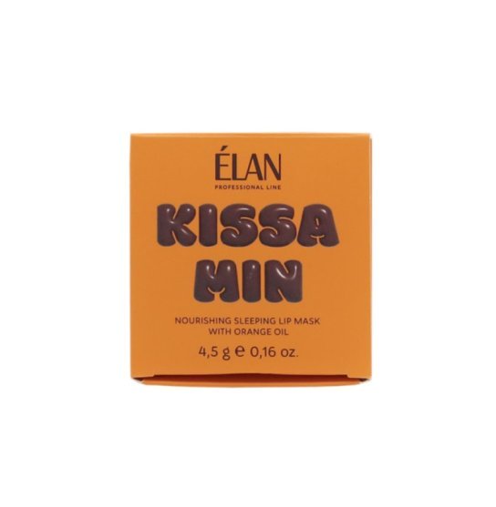 Нічна маска для губ живильна з олією апельсина ELAN - Kissamin, 4.5 г