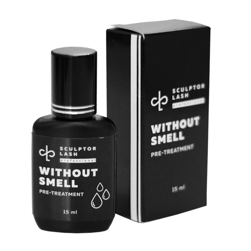 Обезжиритель для ресниц Sculptor lash / Pre-Treatment / Without smell (без запаха), 15 мл