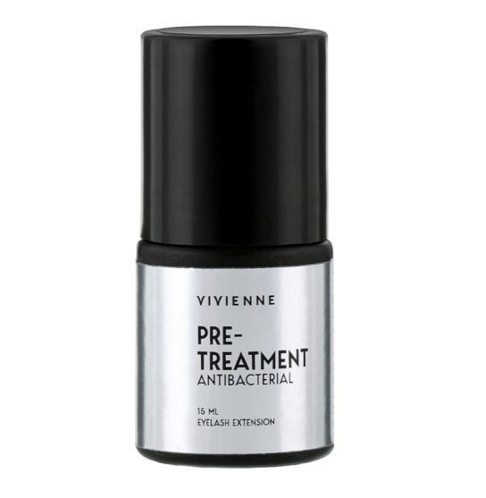 Знежирювач антибактеріальний для вій VIVIENNE / Pre-treatment Antibacterial / сірий, 15 мл