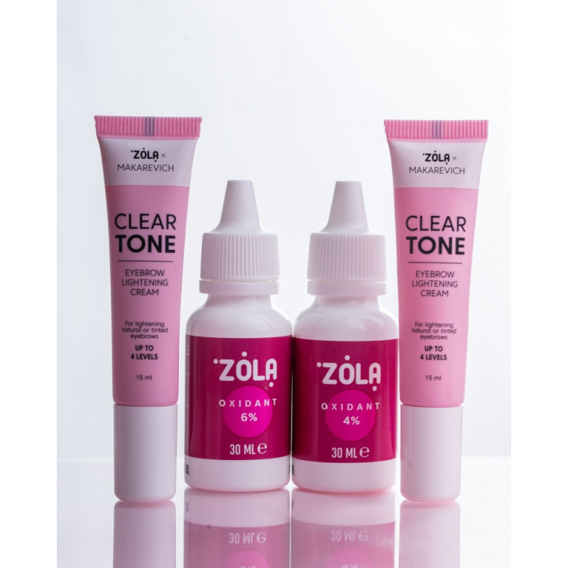 Осветлитель для бровей ZOLA x Makarevich - CLEAR TONE, 15 мл