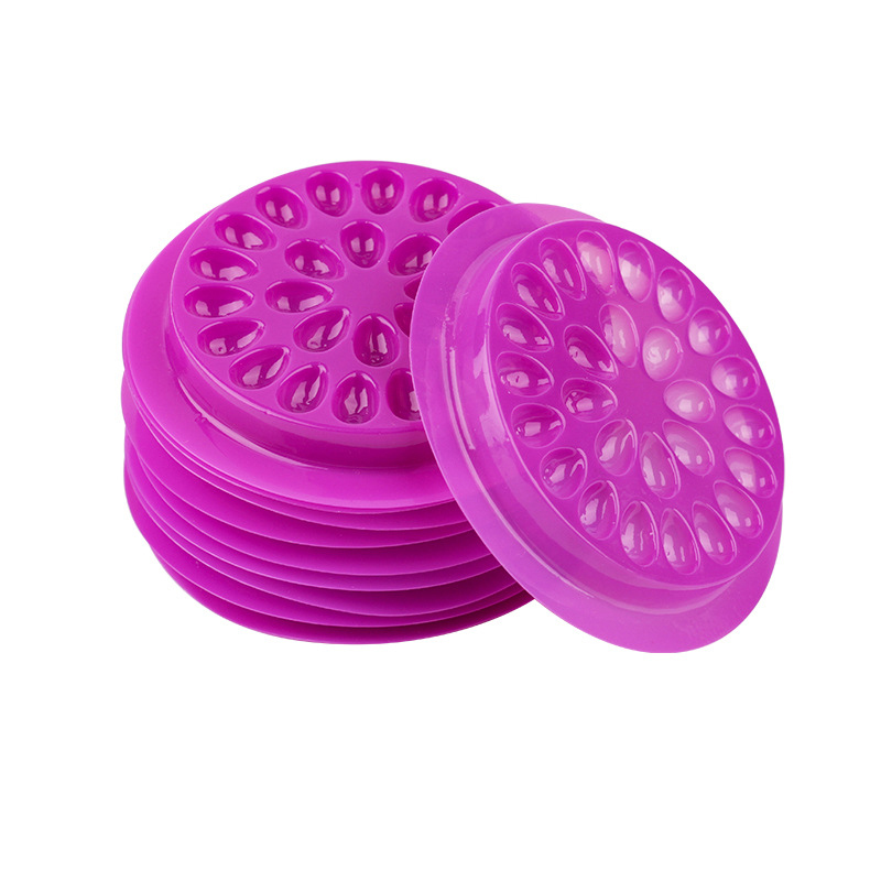 Glue Palette 26 Holes Round - Purple