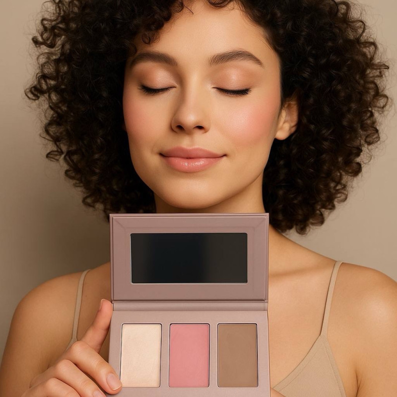 Палетка для контурингу кремова Bogenia - Match Cream Contour Palette (BG909 №001)