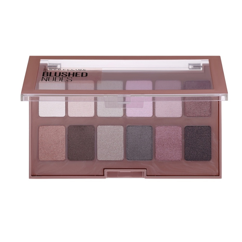 Палетка теней для век 12 оттенков Maybelline New York / The Blushed Nudes, 9.6