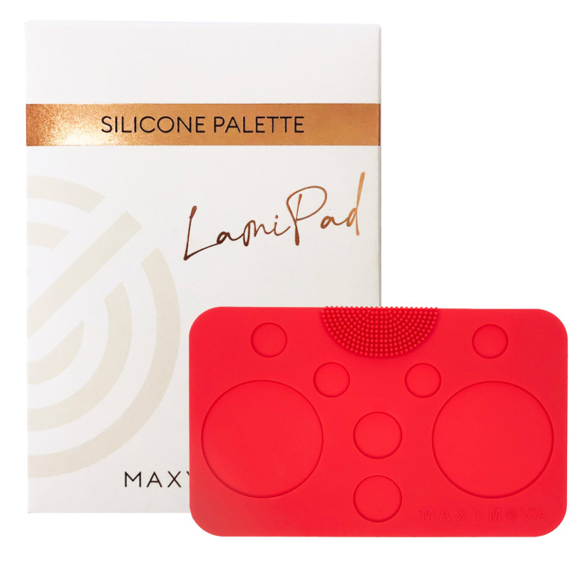 Paleta silikonowa MAXYMOVA LamiPad / czerwona