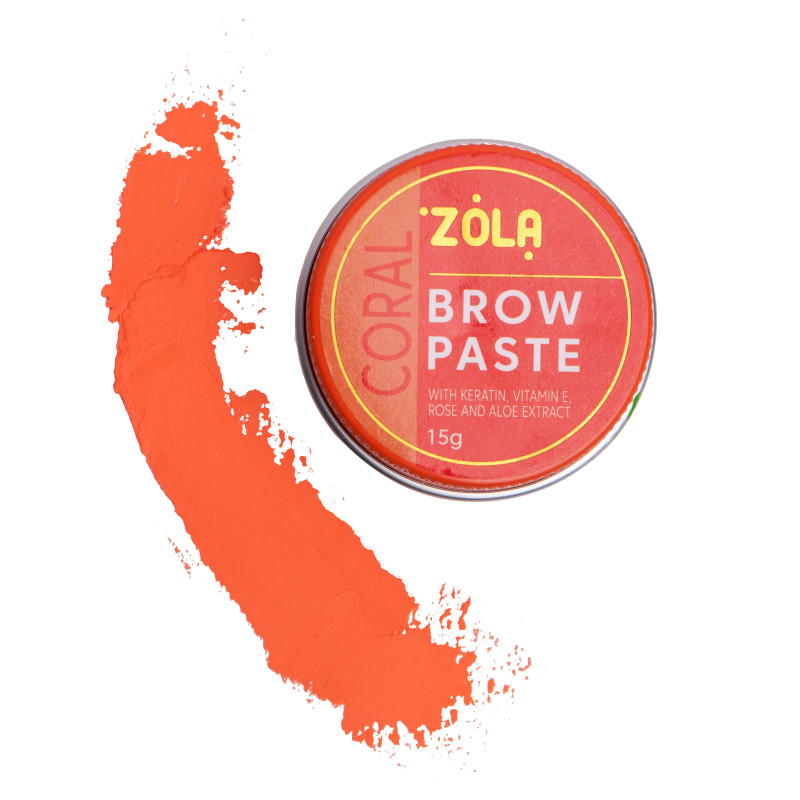 Contour eyebrow paste ZOLA / Brow Paste / Coral, 15 g
