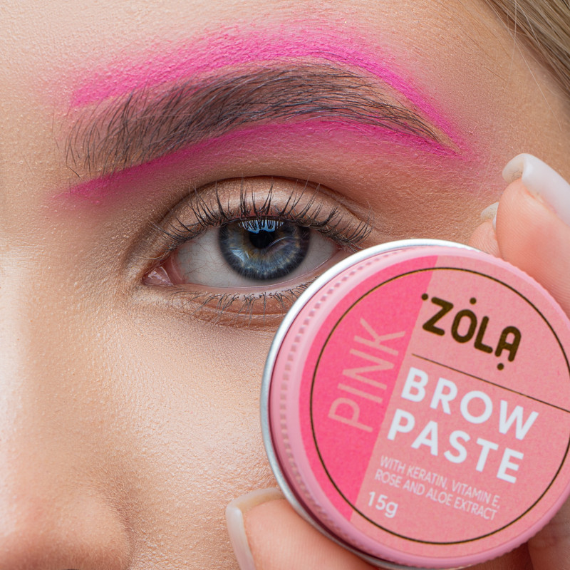 Паста для брів контурна ZOLA/Brow Paste/Pink, 15 г