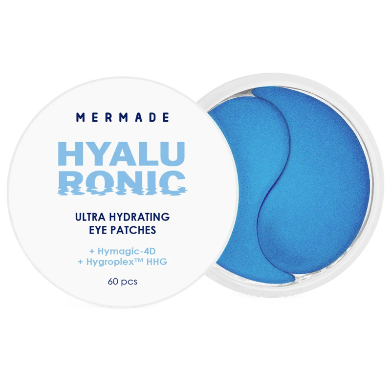 Патчи гидрогелевые под глаза MERMADE увлажняющие - Hyaluronic, 60 шт - УЦЕНКА (до 07.26)