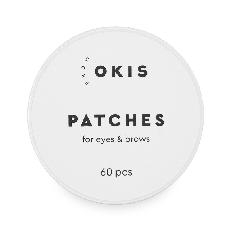Moisturizing hydrogel patches for eyes and eyebrows OKIS Brow PATCHES, 60 pcs