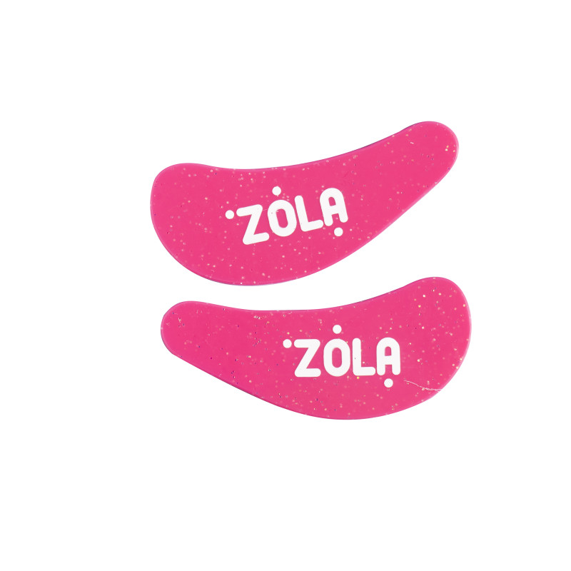 Silikonowe płatki pod oczy wielokrotnego użytku ZOLA (1 para) / malina