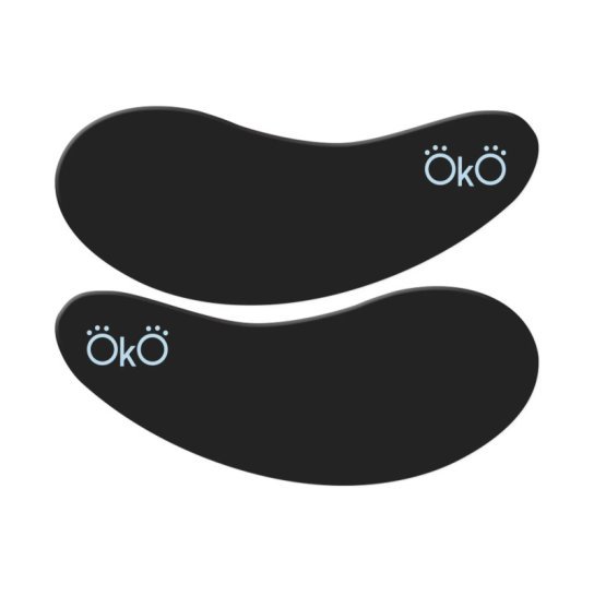 Plastry silikonowe pod oczy OKO - BLACK PAD - czarne