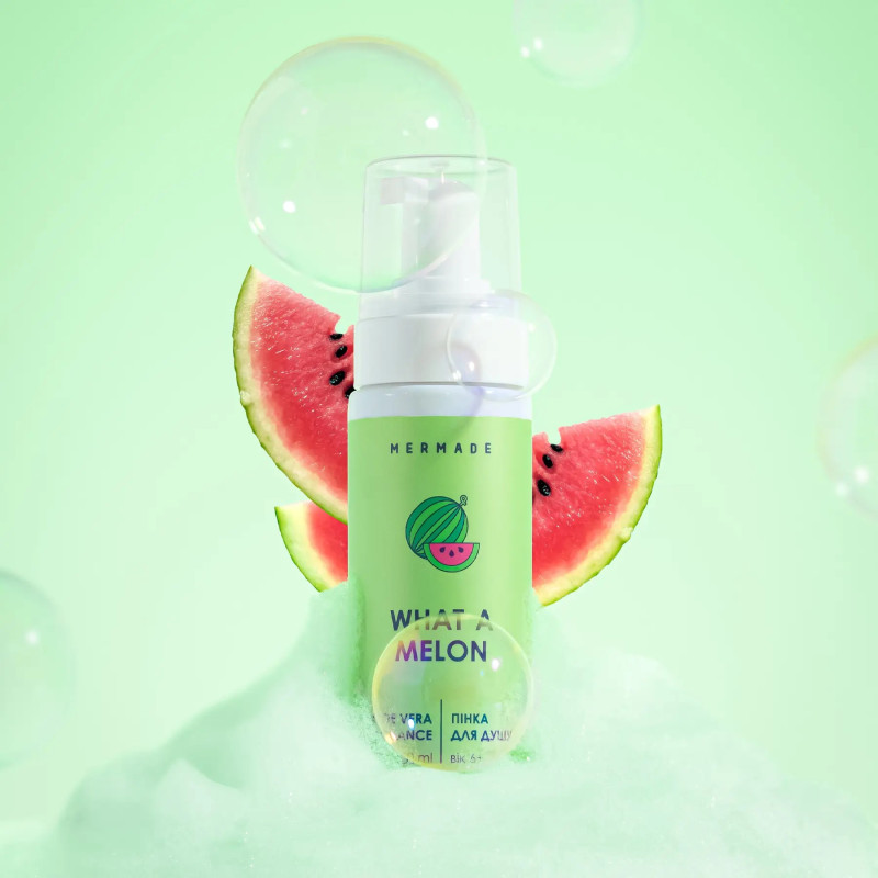 Shower foam MERMADE / What a Melon, 150 ml