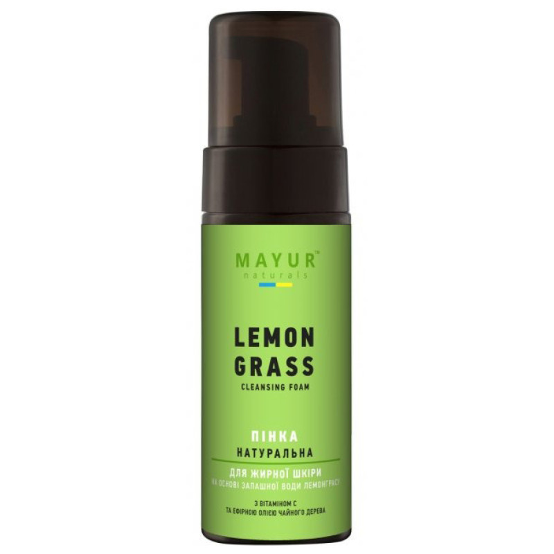 Foam for washing natural Mayur / Lemongrass, 150 ml