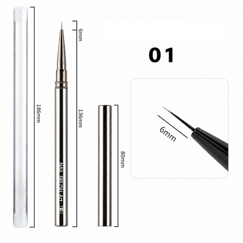 Кисть для маникюра NAIL BRUSH - 01 - Art