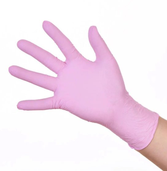 Mercator Medical Nitrylex Pink Nitrile Gloves - Light Pink XS