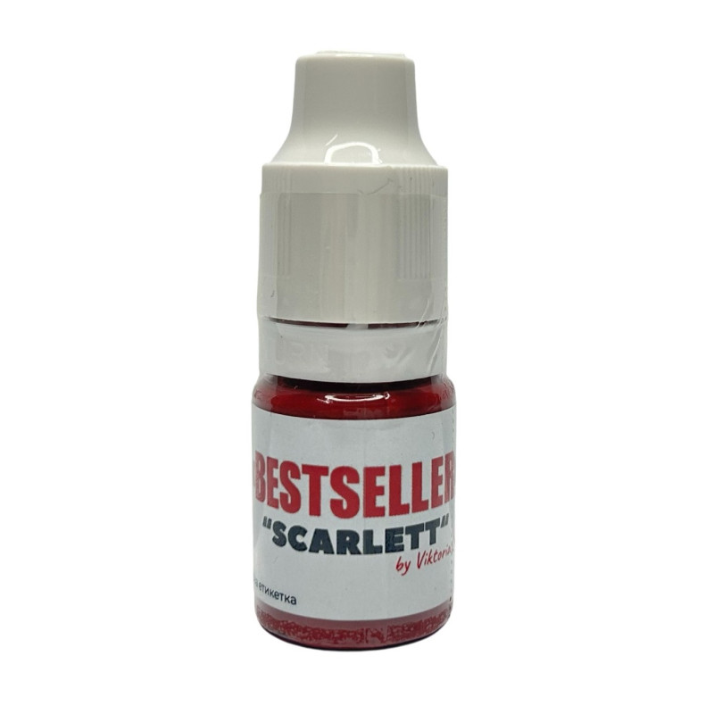 Pigment do tatuażu ust The Mineral - Bestseller - Scarlett, 6 ml