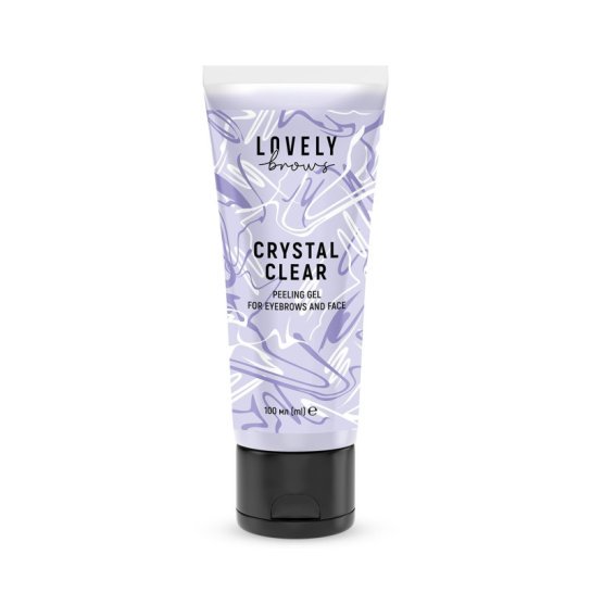 Пилинг-скатка для бровей и лица Lovely Brows / CRYSTAL CLEAR, 100 мл