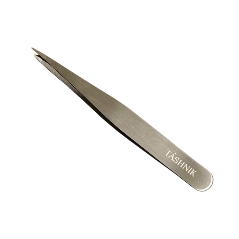 Tashnik "POINT" eyebrow tweezers / metallic