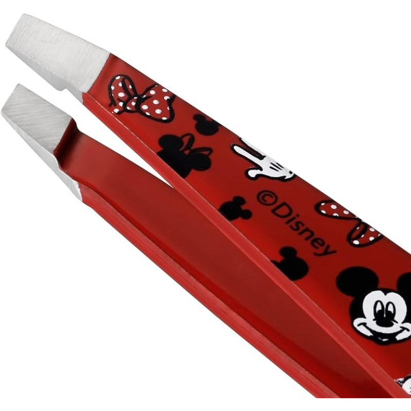 Пінцет для брів Tweezerman / Disney's Mickey Mouse & Minnie Mouse / червоний міні
