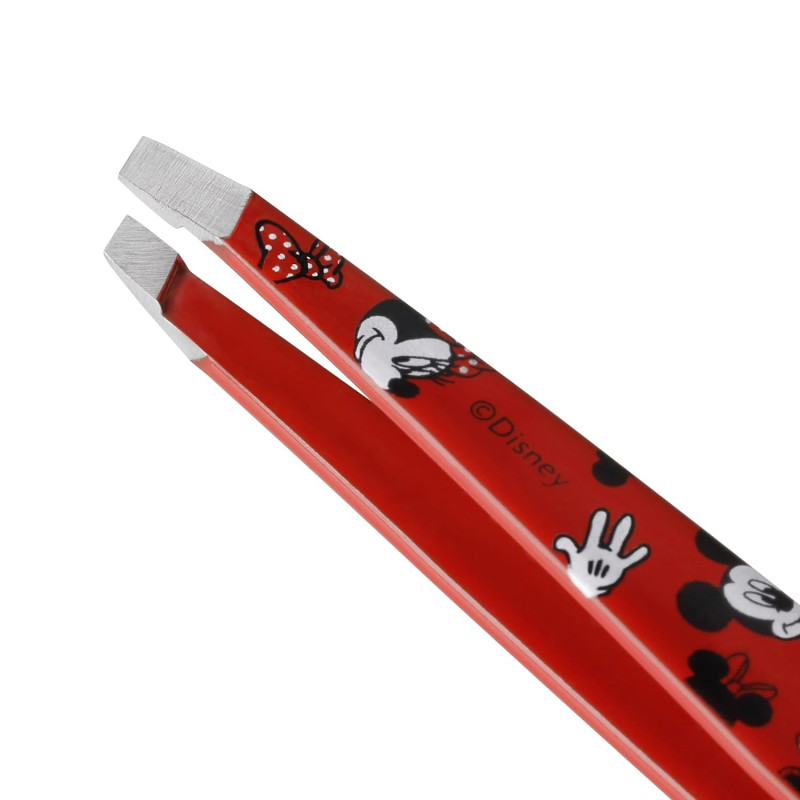 Пінцет для брів Tweezerman / Disney's Mickey Mouse & Minnie Mouse / червоний стандартний