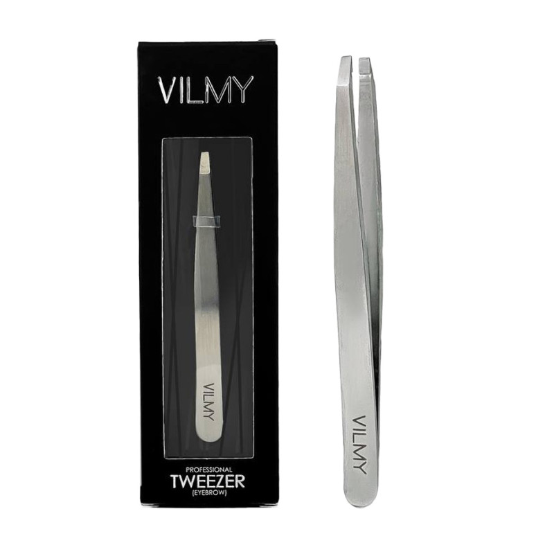 Пинцет для бровей VILMY прямой / ST