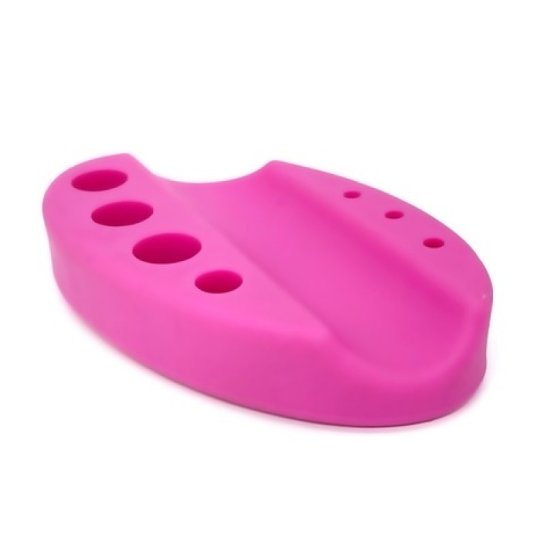 Silicone stand for caps, pigments, ink / pink