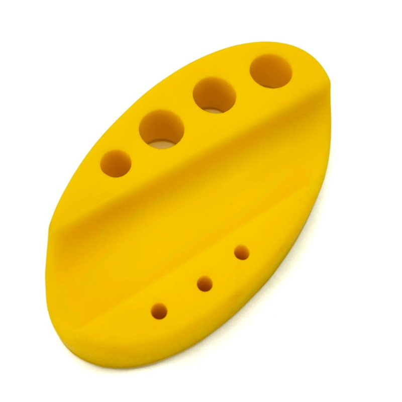 Silicone stand for caps, pigments, ink / yellow