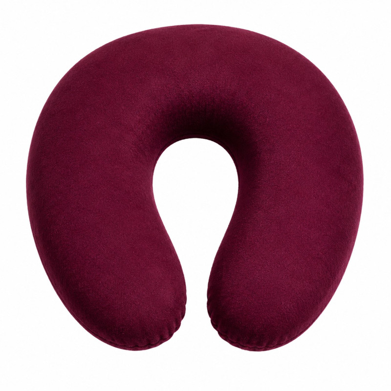 U-shaped eyelash extension and beauty pillow | velvet | burgundy