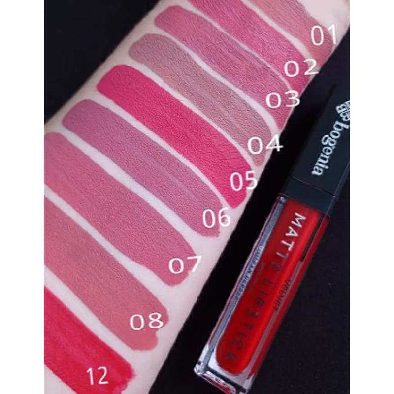 Liquid matte lipstick Bogenia / Velvet Matte Lipstick (BG720) / 004 American Guava