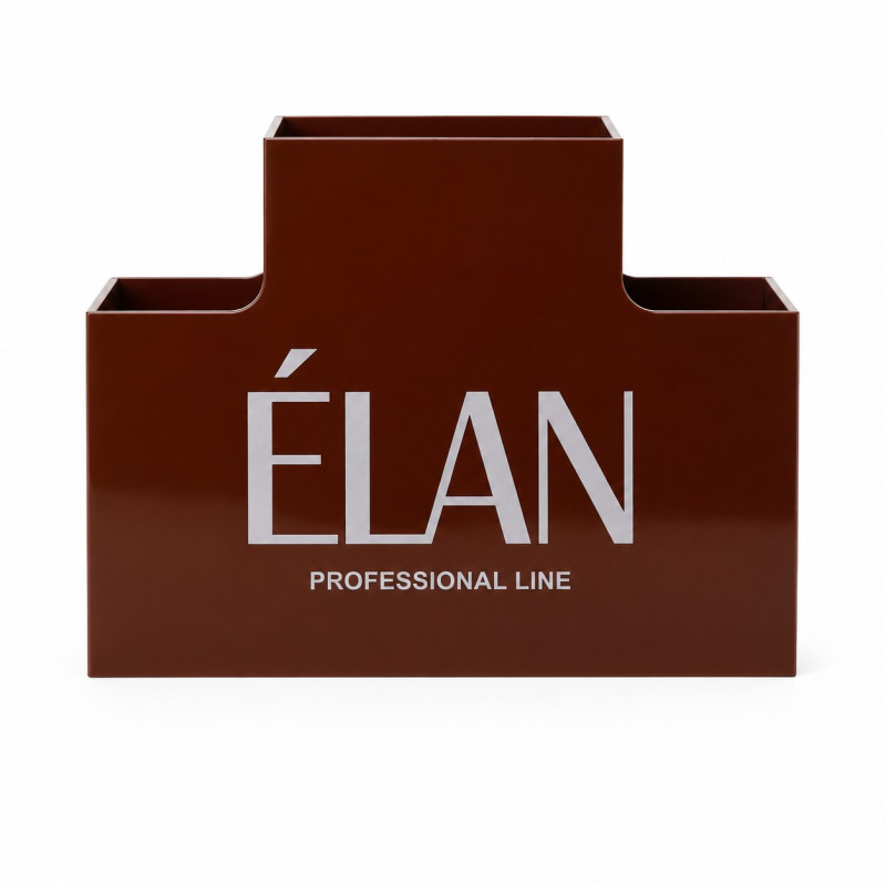 Професійний органайзер для пензлів ELAN - коричневий