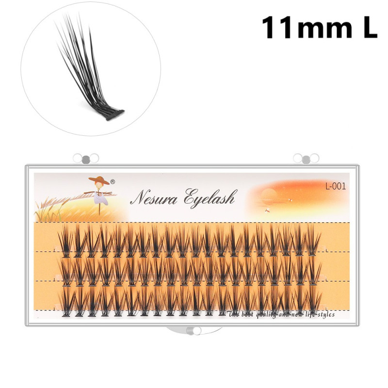 Ресницы пучковые Nesura L-Curl 20D | 0,10 | 11 мм