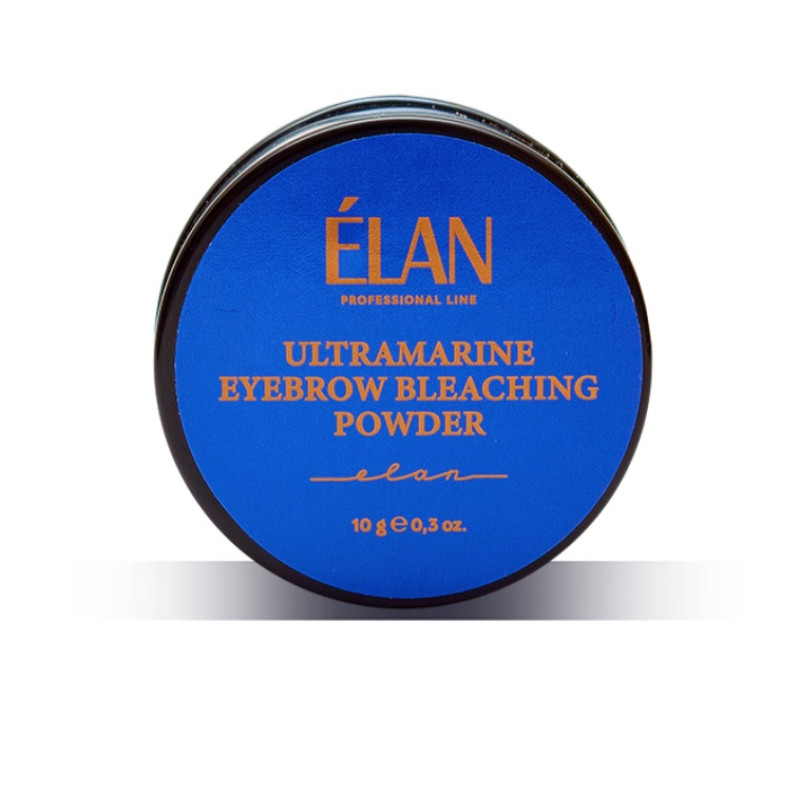 Пудра для осветления бровей ELAN ультрамариновая / баночка, 10 г (NEW FORMULA)